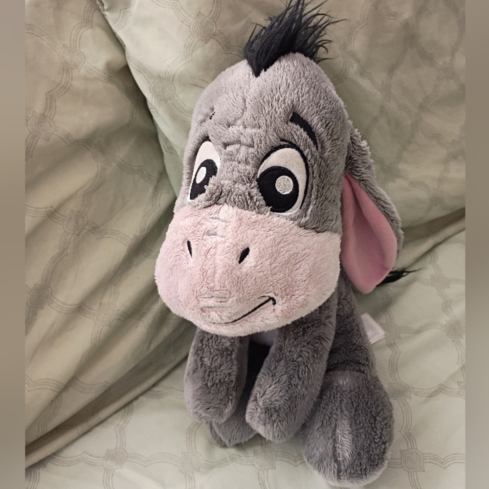 Disney Eeyore Gray Plush Donkey from Winnie The Pooh